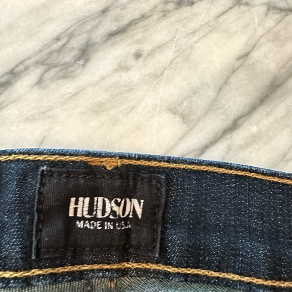 Hudson Jeans Women's Blue Ava Super Skinny Crop Jeans in Shirley - Picture 6 of 6